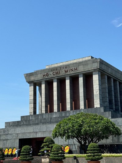 Mausoleo del expresidente de Vietnam, en la capital de Hanói