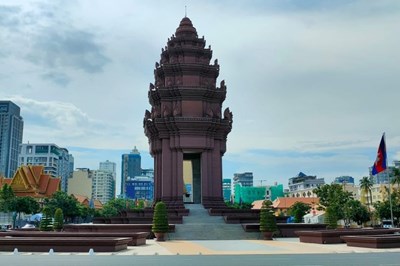 Llegamos a la capital Phnom Penh