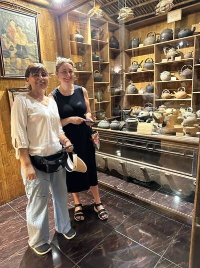 The first visit to the museum of traditional medicine of Vietnam