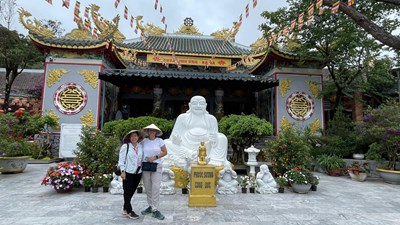Exploring the rich heritage of Vietnam at Thich Ca Phat Dai Pagoda.