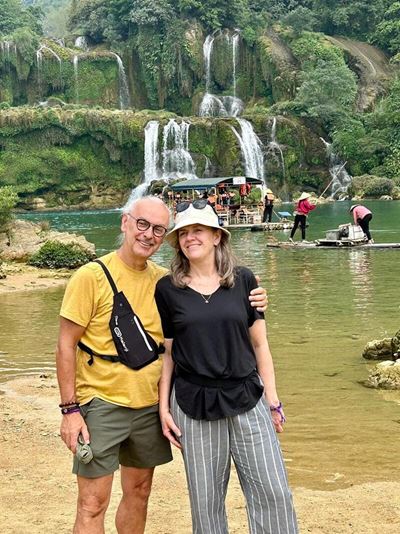 Visitan la cascada de Ban Gioc, Cao Bang