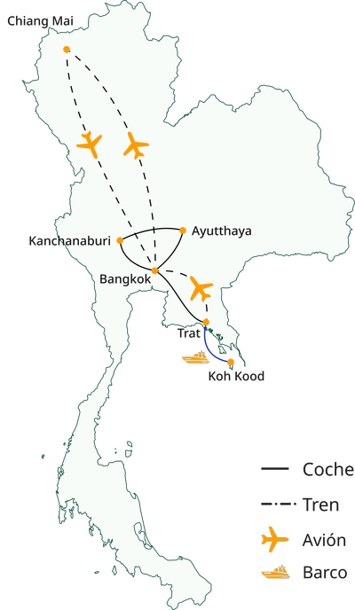Tailandia en 15 días: Bangkok, Templos, Playas Koh Kood