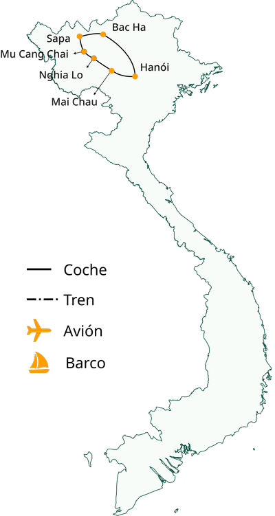 Viaje impresionante al Noroeste de Vietnam en 7 días