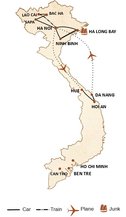 From Halong Bay to the Ancient Port City of Hoi An in 2 Weeks