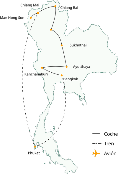 Viaje a Tailandia en 17 días con Playas de Phuket