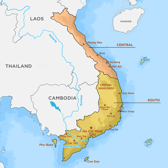 Central & South Vietnam