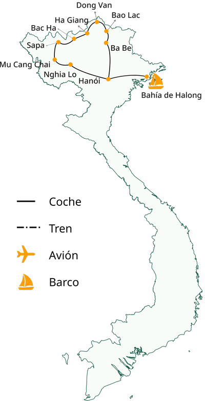 Viaje al Norte de Vietnam en 15 días: cultural y natural