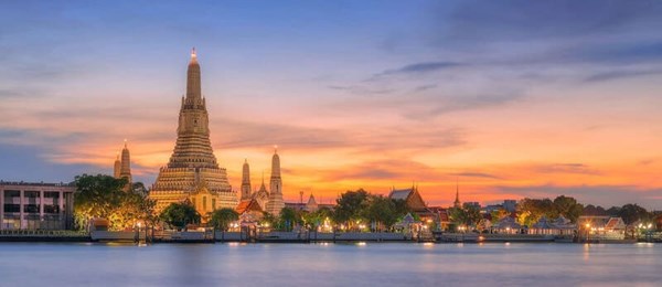 Thailand's capital in a single frame: The beauty of Bangkok.