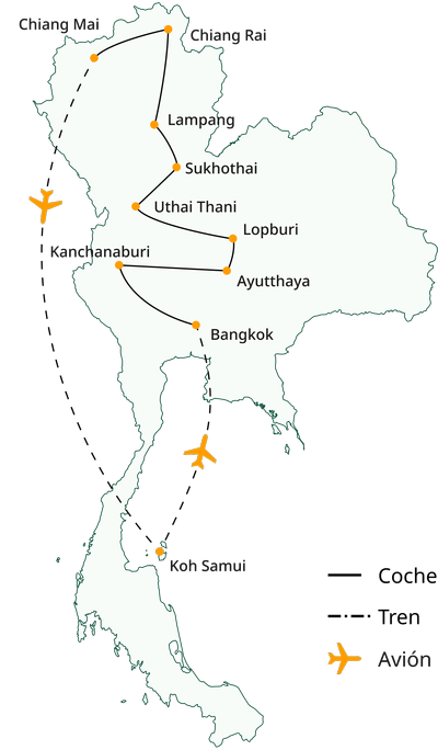 Viaje a Tailandia en 18 días: Bangkok, Norte y Koh Samui