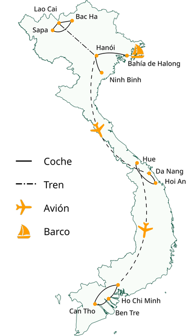 Descubre lo mejor de Vietnam en 15 días