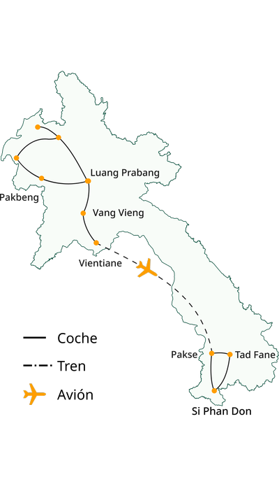 Gran travesía por Laos de 16 días