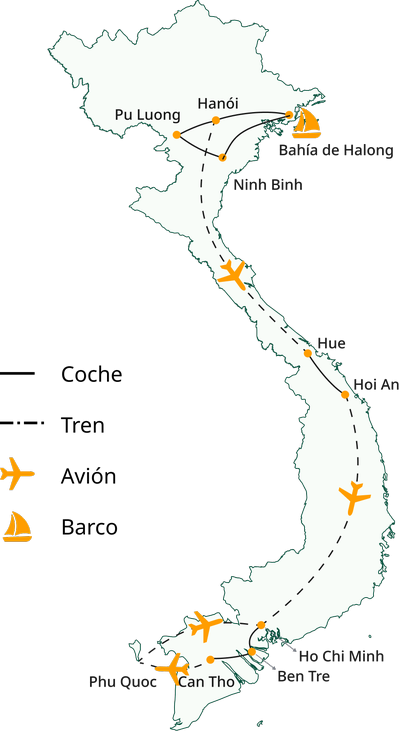 Vietnam en 18 Días: de Halong a la isla de Phu Quoc