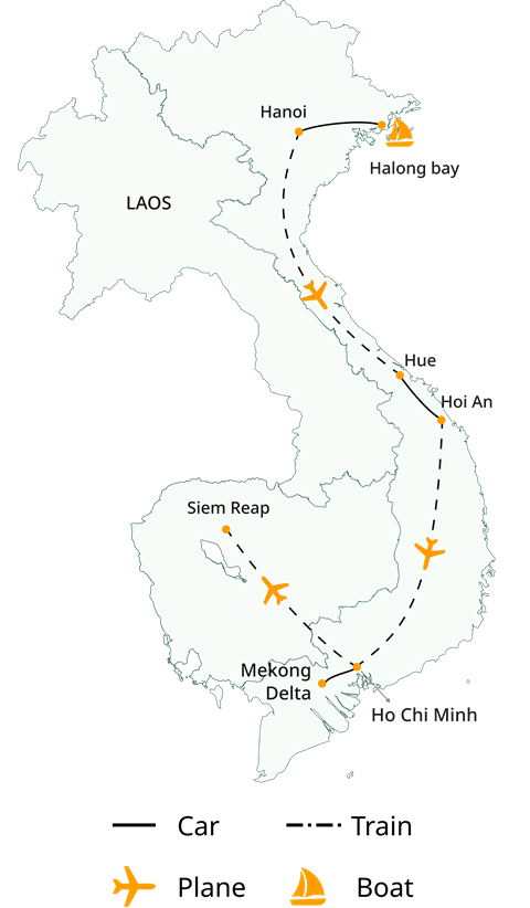 From Hanoi to Angkor: 14 Days through Vietnam and Cambodia