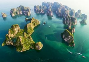 Bahía de Halong, una de las 7 Maravillas del mundo (Usted puede elegir crucero)