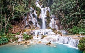 Impresionantes vistas de las cascadas de Laos