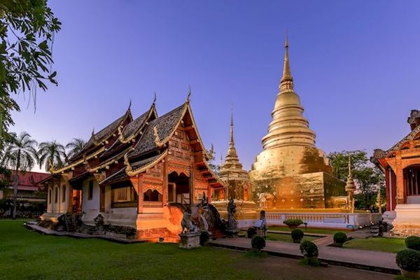 Un rincón de templos en Chiang Mai, en el norte de Tailandia