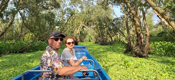 Our dear travelers in Mekong Delta