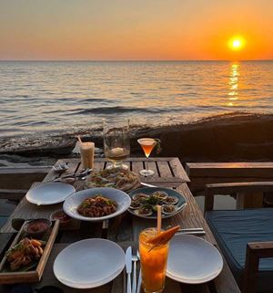 Platos servidos al lado del mar, Phu Quoc