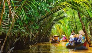 Paseo por el Delta del Mekong en barco