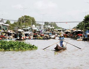 Mekong's floating life: a unique perspective on daily activities