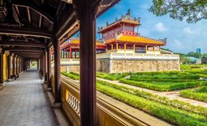 The ancient capital of Hue is famous for its tranquility and peace.