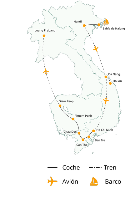 Viaje a Vietnam, Camboya y Laos en 20 días