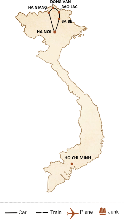 Tour map