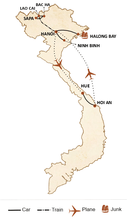 Exploration from Northern to Central Vietnam in 12 days