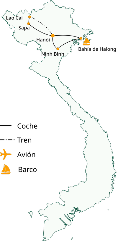 Viaje a Vietnam en 8 días: Enfocado en el norte