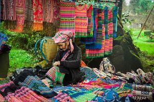 En el mercado de Bac Ha