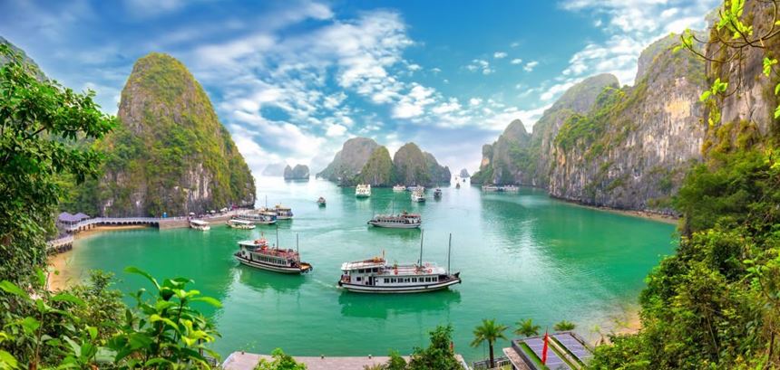 La bahía de Halong, una de las 7 Bellas del mundo