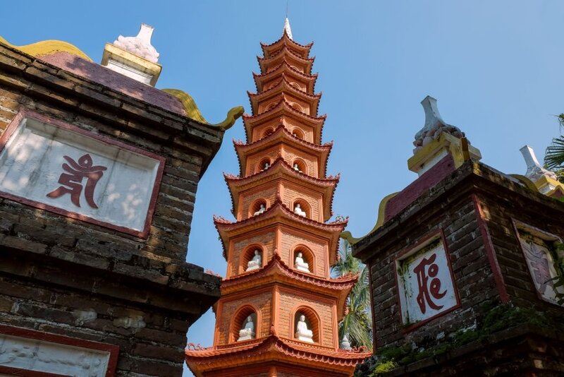Templo de Tran Quoc en Hanoi