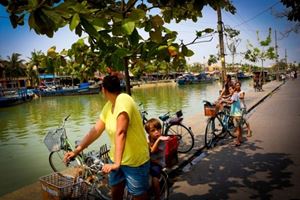 Paseo en bici en Hoi An