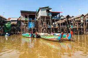 Lakeside village of Kompong Khleang, Cambodia