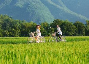 Paseo por Mai Chau en bici en la mejor época