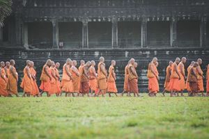 Los monjes en Siem Reap