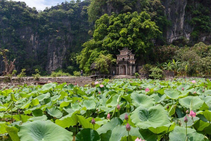 Bich Dong Temple in Tam Coc, Ninh Binh
