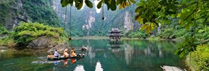 Journeying through the ancient beauty of Ninh Binh and its mesmerizing Mua Cave.