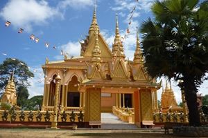 Pagoda Phnô-Dôn en Tra Vinh, Vietnam