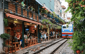 Coffee shops on the edge: Train Street's one-of-a-kind charm