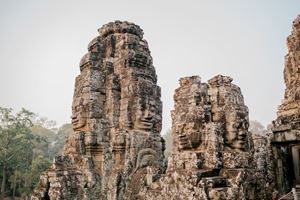 Explora la arquitectura única del templo en Camboya