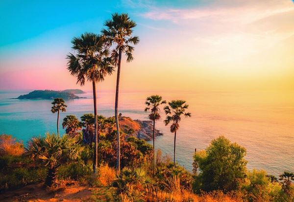 Laem Phromthep se encuentra en el punto más al sur de Phuket.