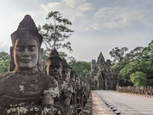 Arquitectura meticulosa en los templos de Camboya