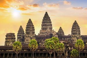 Complejo de Angkor, una maravilla del mundo situado en Camboya