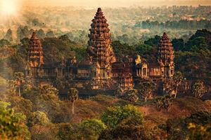 Ancient beauty at Angkor Wat temple complex