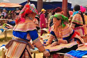 Bac Ha's lively market: where colors tell stories.
