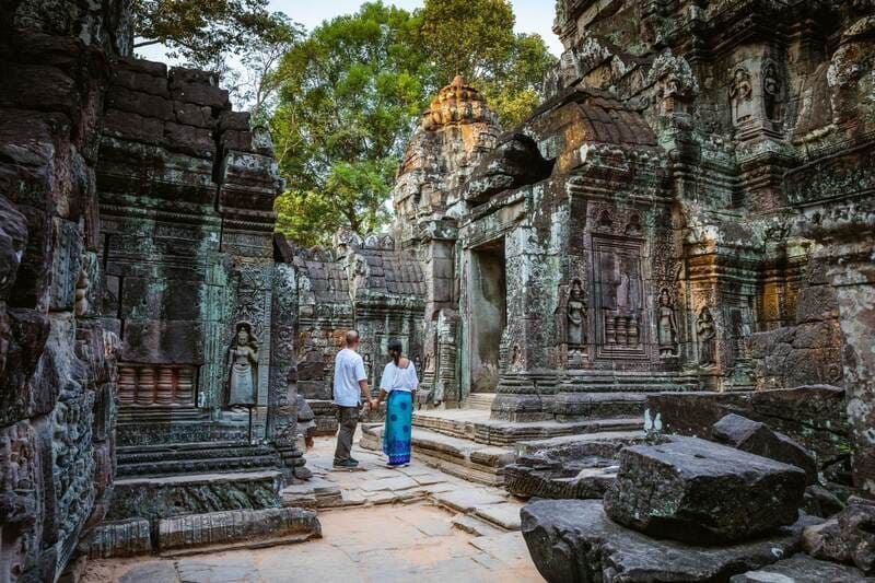 Exploring the echoes of ancient civilizations at Angkor Wat, where each stone is steeped in history