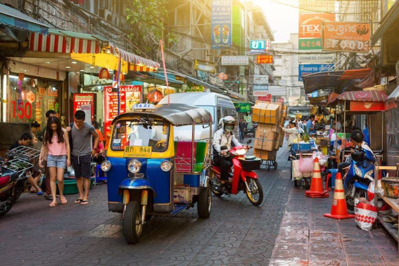 Street Market in Bangkok Thailand