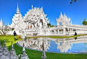 Templo blanco de Wat Rong Khun, Chiang Rai