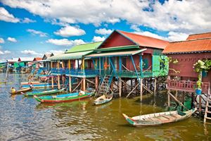 Tonle Sap, el hogar de pueblos flotantes y la vida acuática cotidiana